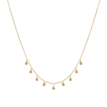 Gargantilha Gotinhas ouro 18k